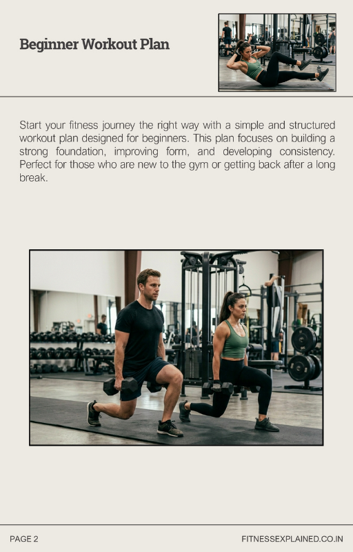 BEGINNER WORKOUT PLAN - Image 3